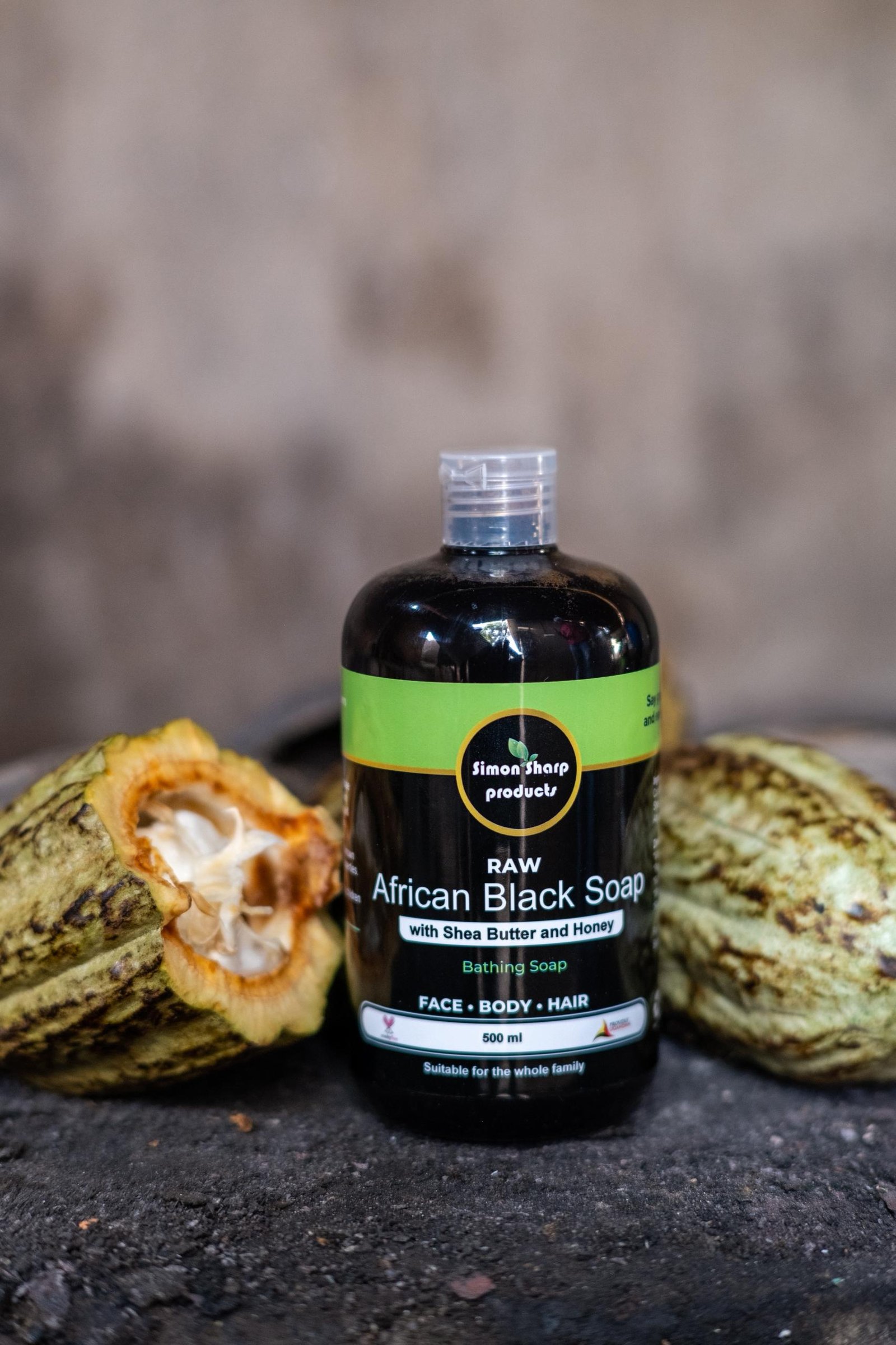 🌿African Black Soap Shower Gel – 500ml🌿